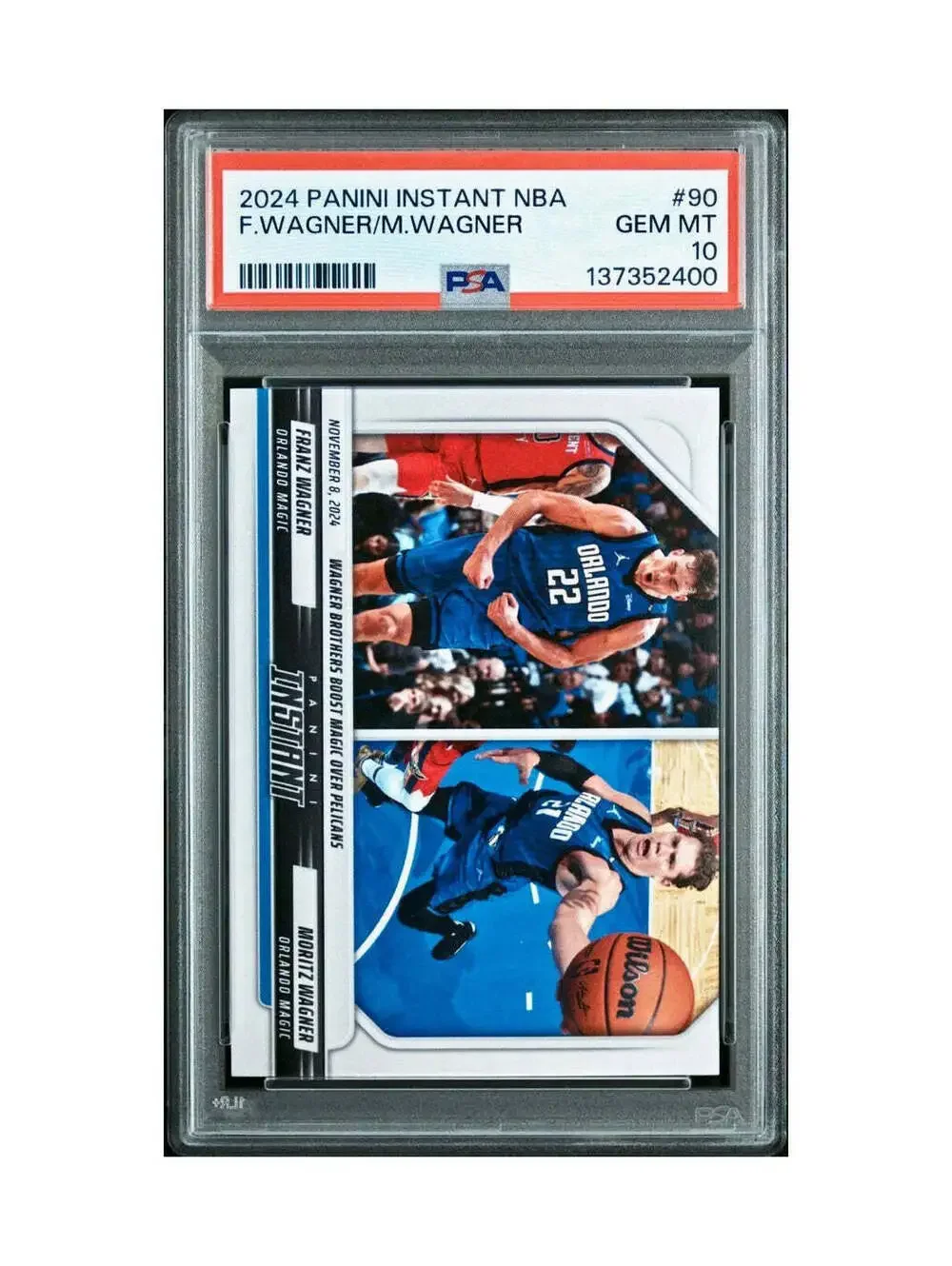 Franz Wagner / Moritz Wagner 2024 Panini NBA #90 Basketball PSA 10 Gem Mint